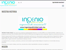 Tablet Screenshot of ingeniopublicidad.com.mx